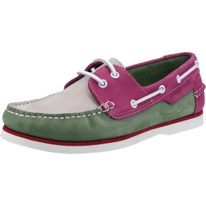 Hush Puppies Hattie Green Leather Female Lace Ladies Shoes