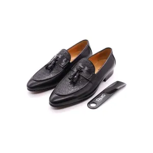 Italian Luxe Exotic Slip On Loafers