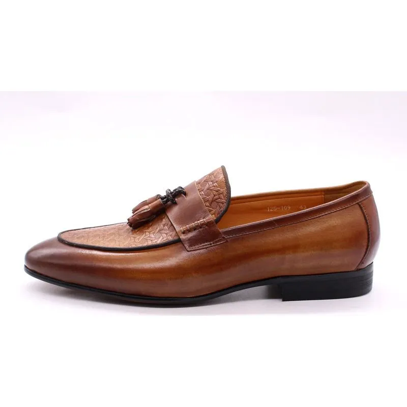 Italian Luxe Exotic Slip On Loafers