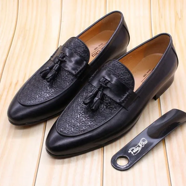 Italian Luxe Exotic Slip On Loafers