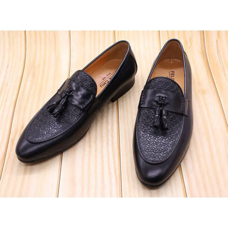 Italian Luxe Exotic Slip On Loafers
