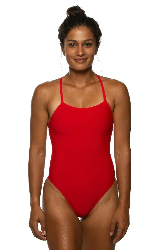 JOLYN Dayno 3 Swim Onesie - Red