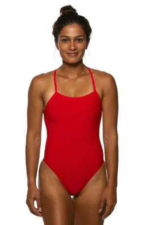 JOLYN Dayno 3 Swim Onesie - Red