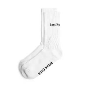 Last Resort AB Bubble Socks: White