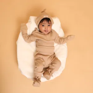 Latte Organic Baby Booties