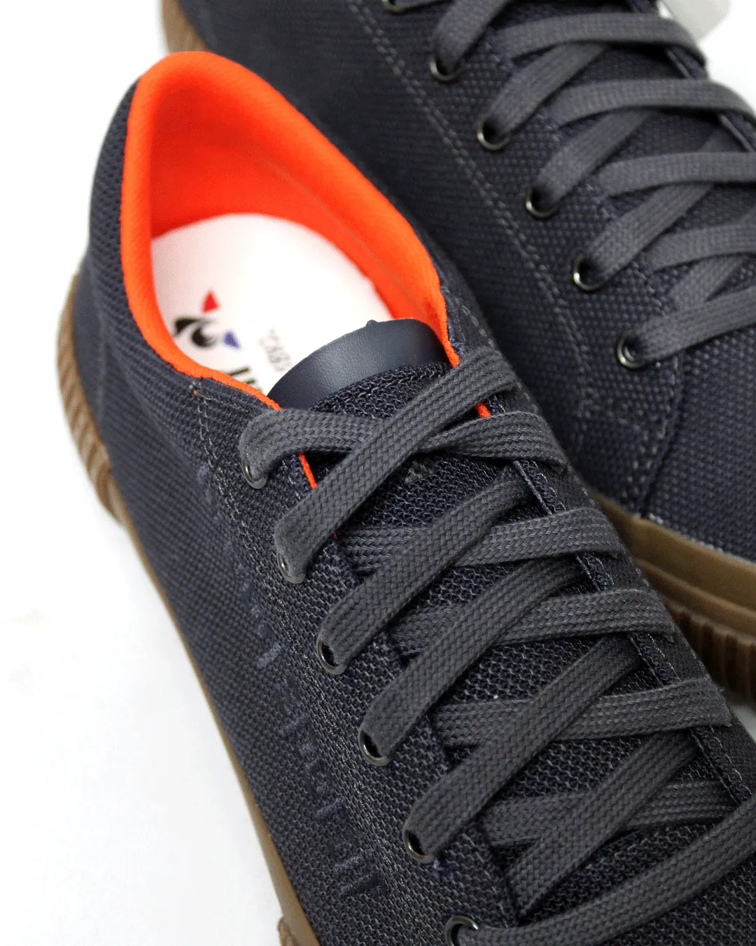 Lecoq Sportif Dune Army Ebony/Orange Sneaker