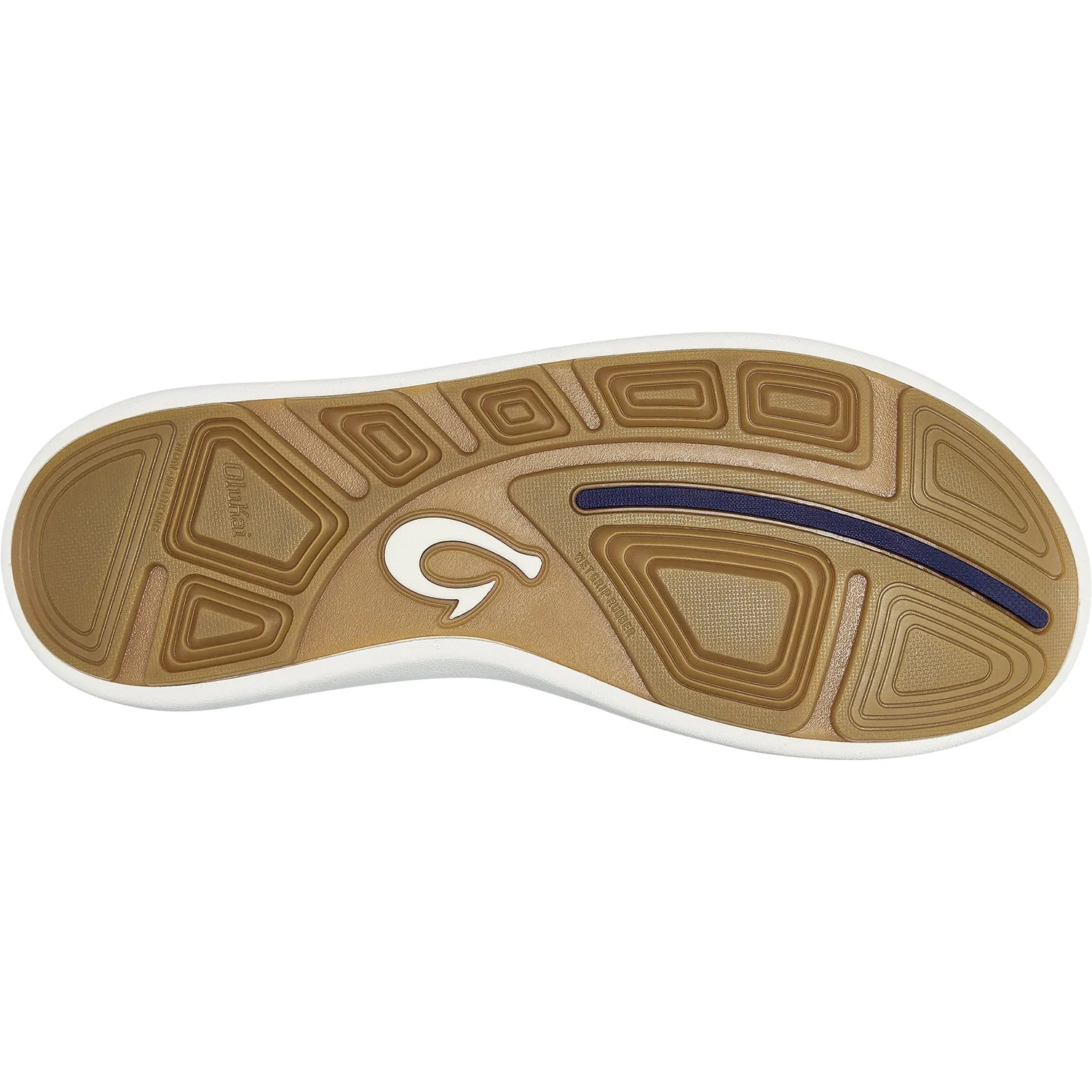 Men's OluKai Moku Pae Bright White/Pacifica Mesh