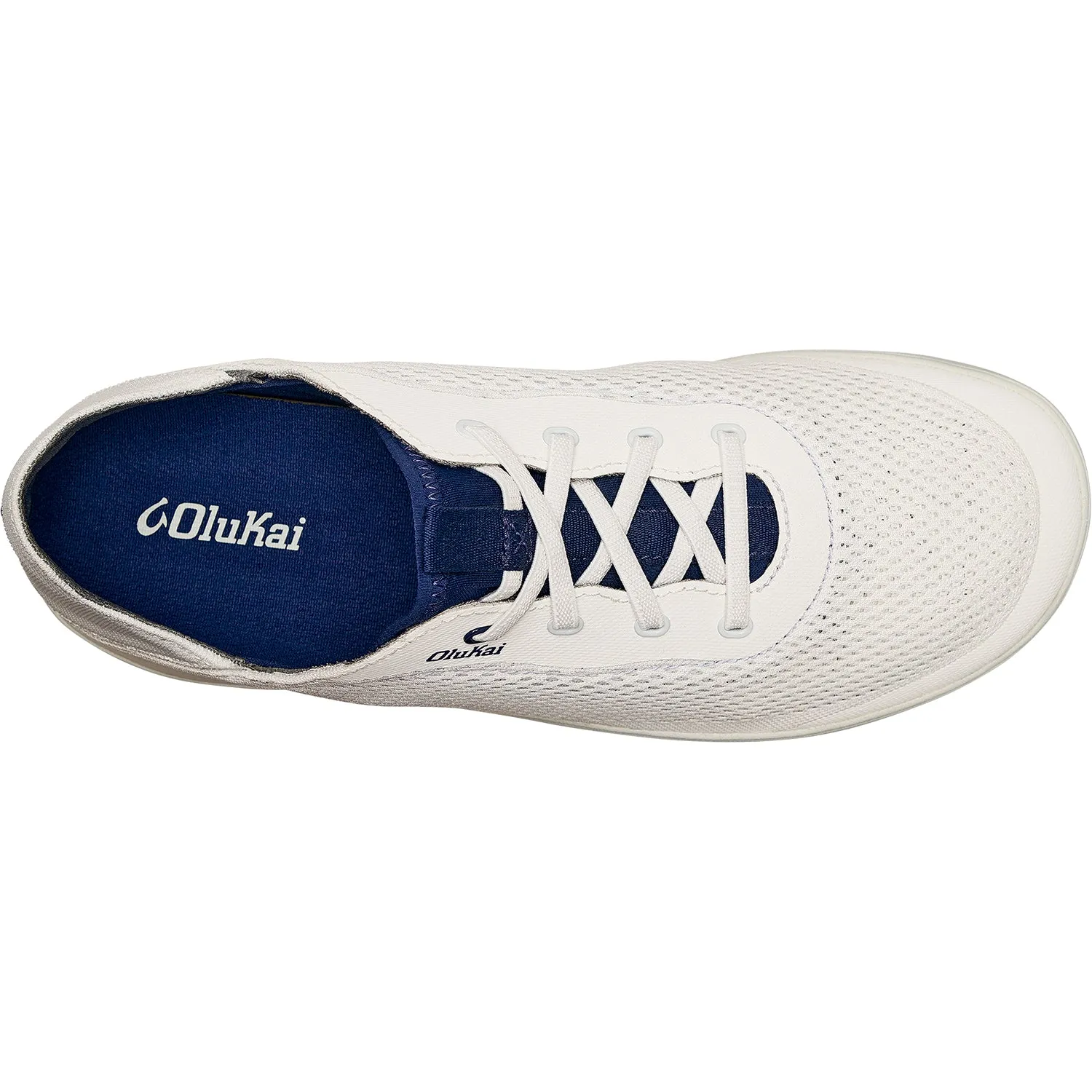 Men's OluKai Moku Pae Bright White/Pacifica Mesh