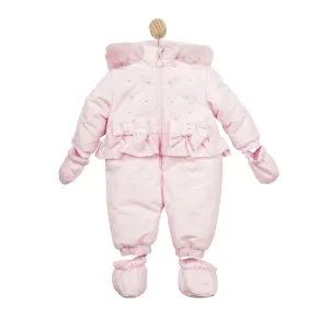 Mintini - snowsuit, pink