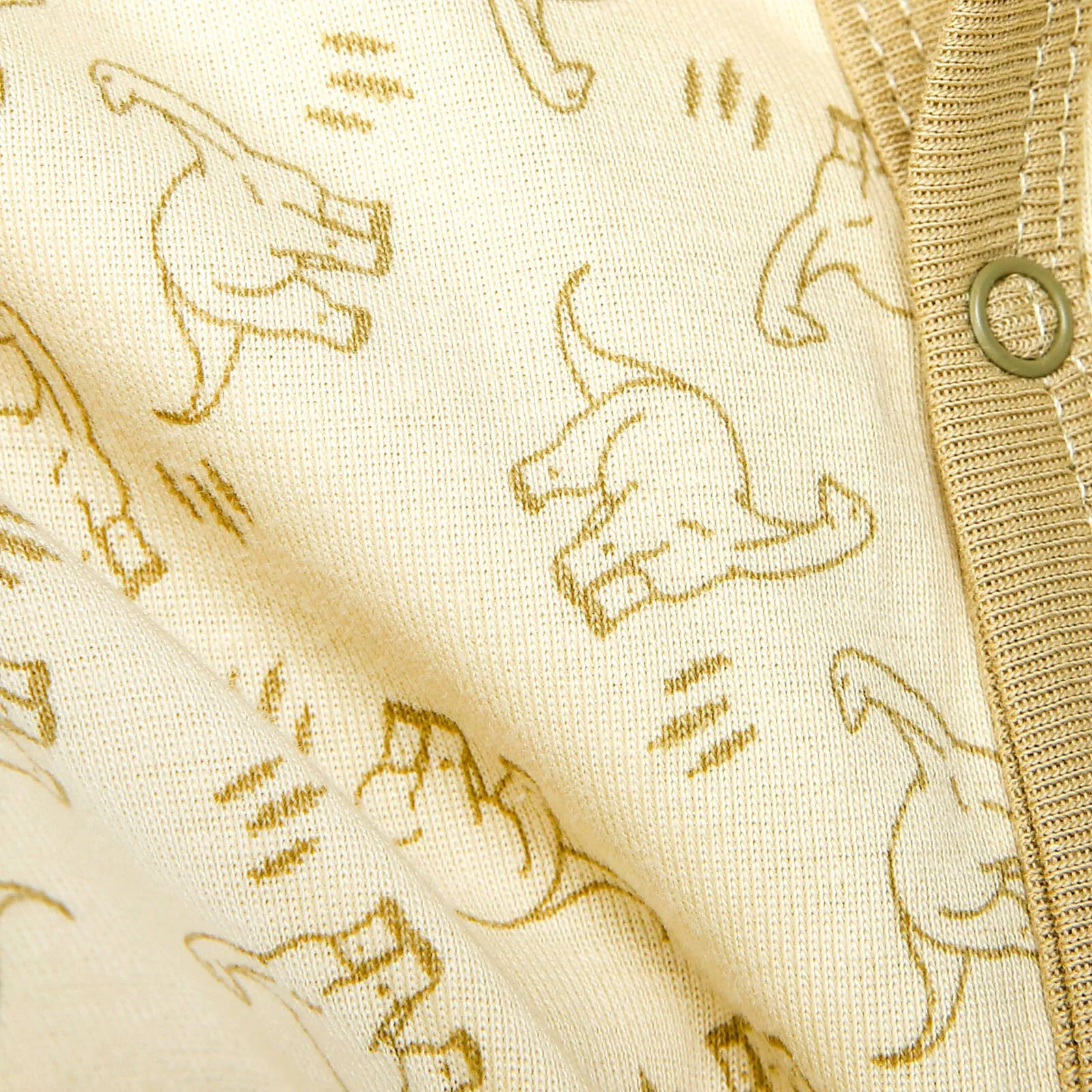 Motherlove Newborn Organic Footed Jumpsuit - Beige