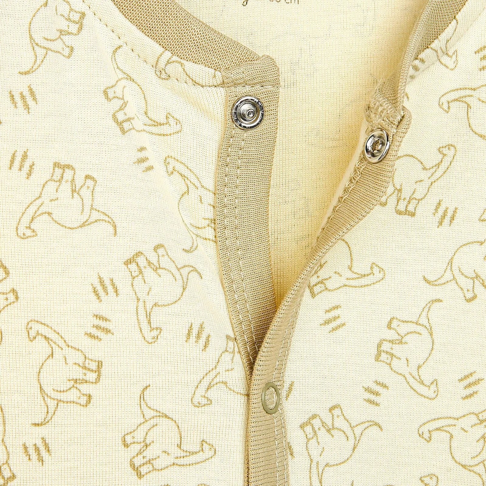 Motherlove Newborn Organic Footed Jumpsuit - Beige