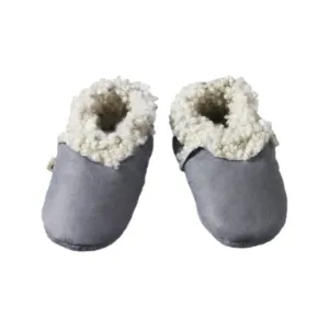 Nature Baby - Lambskin Booties - Grey