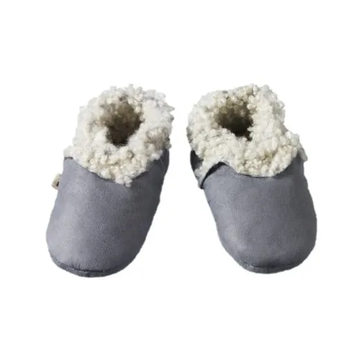 Nature Baby - Lambskin Booties - Grey