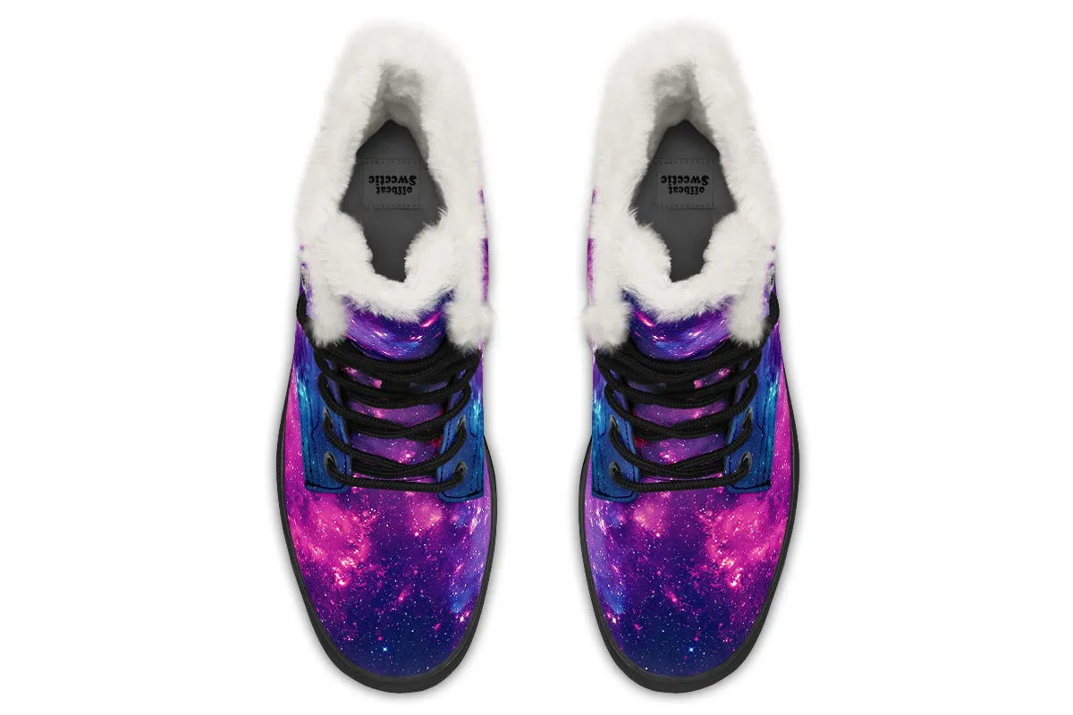 Nebula Faux Fur Boots