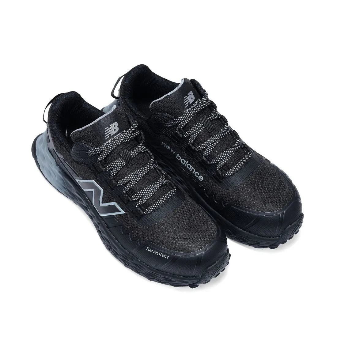 New Balance Fresh Foam Cremorne Men's Lightweight Composite Toe Safety CSA Shoe MCFCEHP-B - Black/Grey