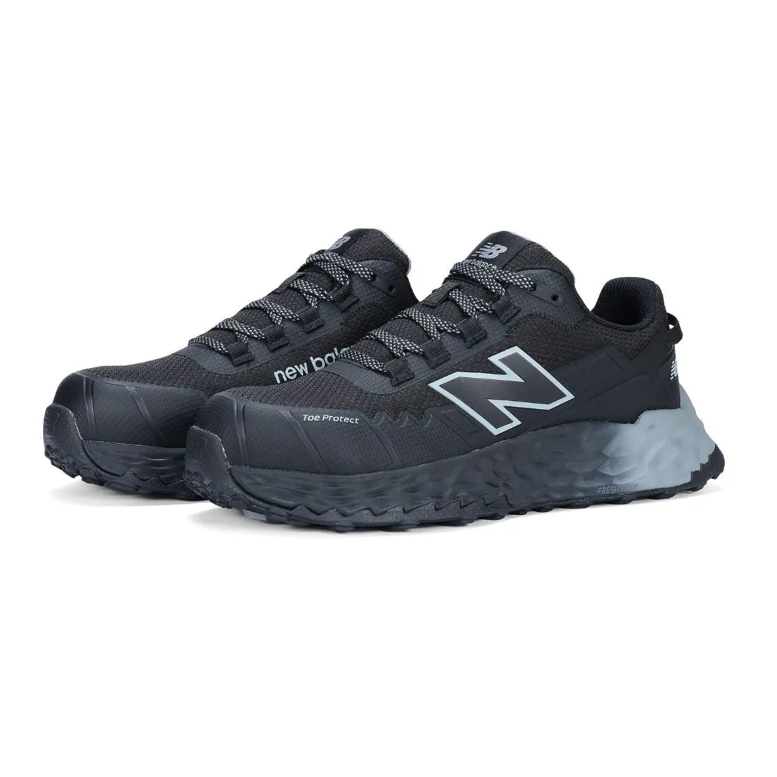 New Balance Fresh Foam Cremorne Men's Lightweight Composite Toe Safety CSA Shoe MCFCEHP-B - Black/Grey
