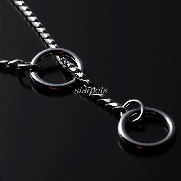New Brand Chorme Snake P Chock Chain Dog Training