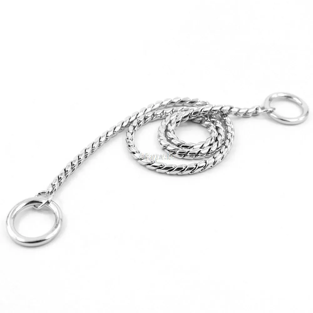 New Brand Chorme Snake P Chock Chain Dog Training