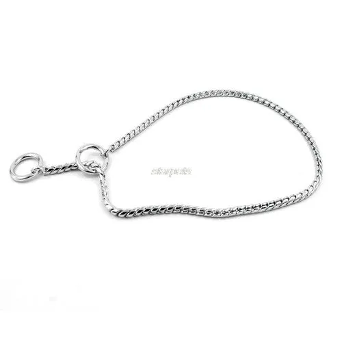 New Brand Chorme Snake P Chock Chain Dog Training