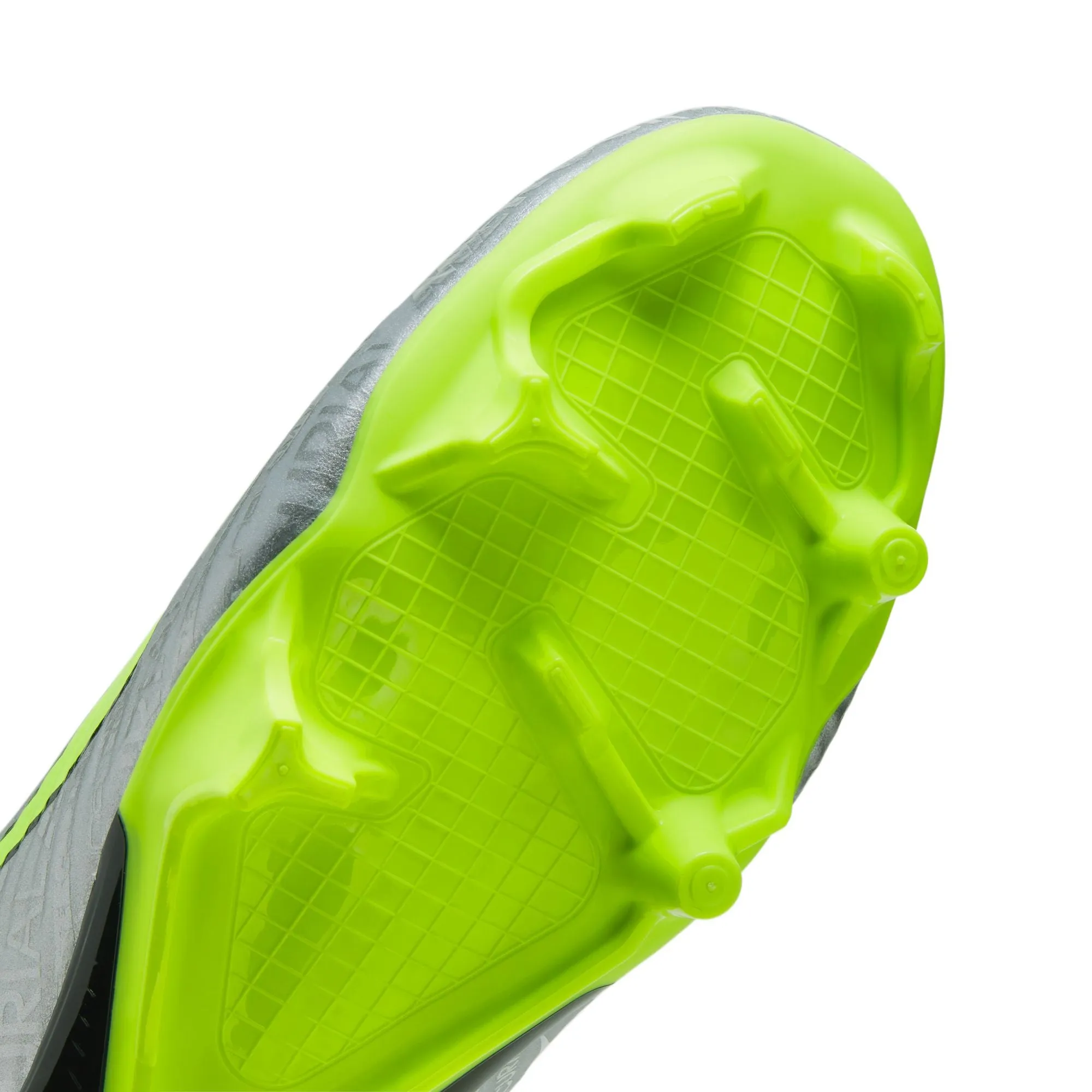 Nike Air Zoom Mercurial Vapor 15 Academy XXV FG/MG Firm Ground Soccer Cleats - MetallicSilver/Volt/Black