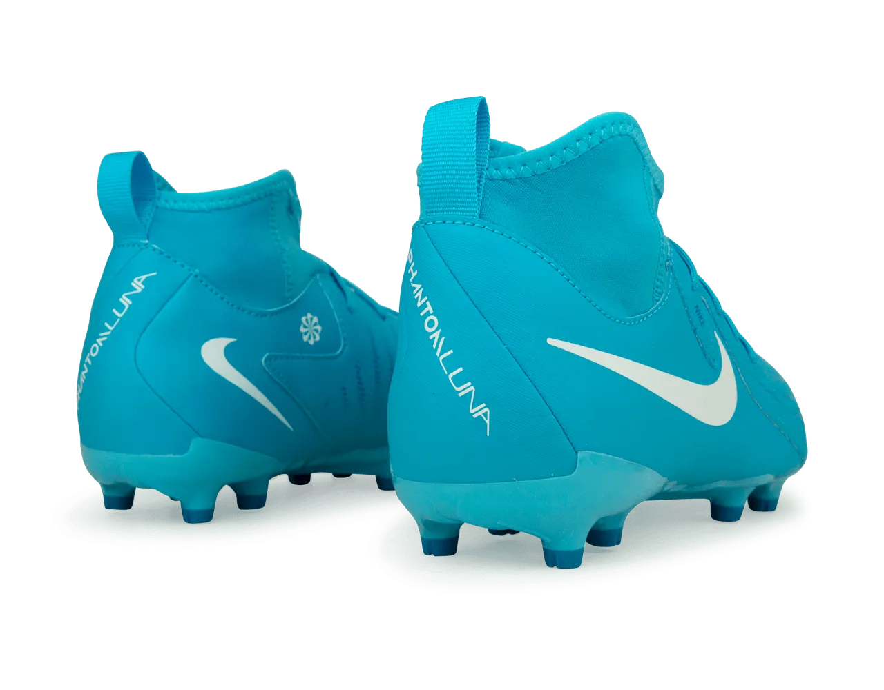 Nike Kids Phantom Luna II Academy FG/MG Blue Fury/White