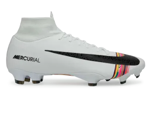Nike Men's Mercurial Superfly 6 Pro FG White/Black/Pure Platinum