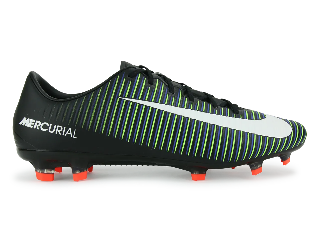 Nike Men's Mercurial Veloce III FG Black/White/Electric Green