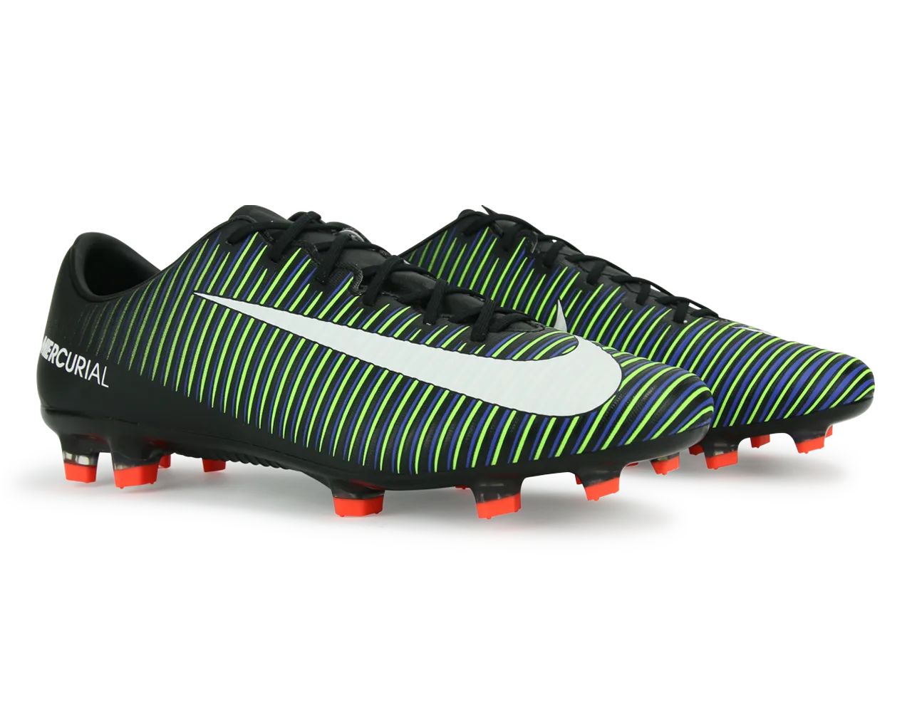 Nike Men's Mercurial Veloce III FG Black/White/Electric Green