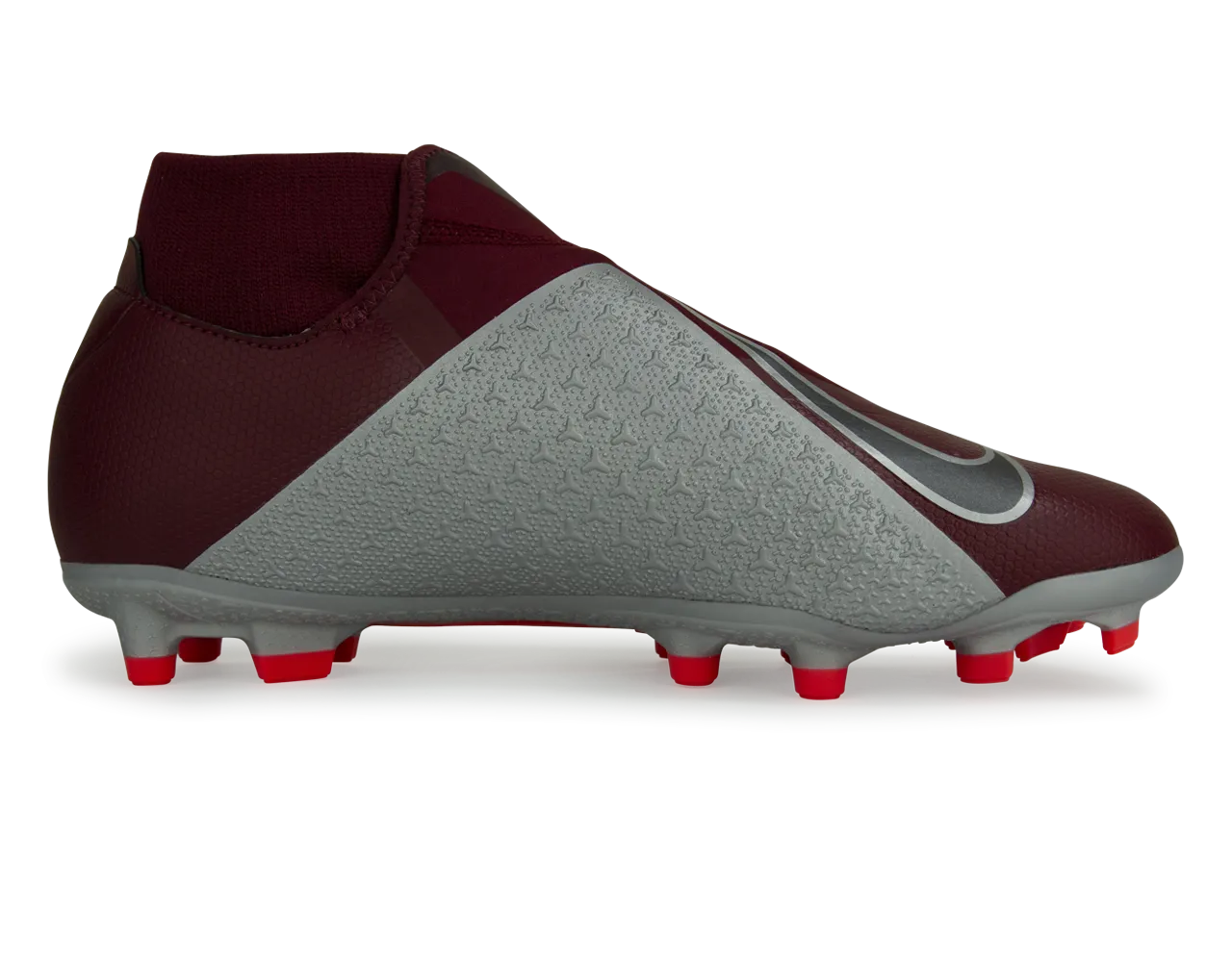 Nike Men's PhantomVSN Academy DF FG/MG Team Red/Metalic Dark Grey