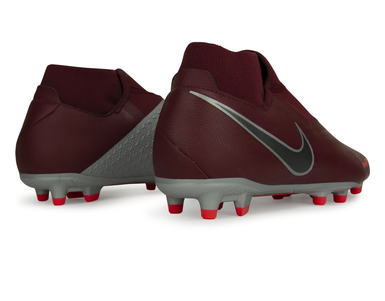 Nike Men's PhantomVSN Academy DF FG/MG Team Red/Metalic Dark Grey
