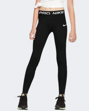 Nike Pro Girls Lifestyle Tight Black/White
