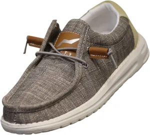 Norty Boys 11-4 Khaki Slip On Boat Shoe 15661K