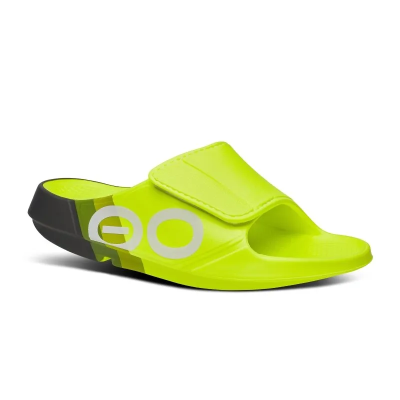 OOFOS OOahh Sport Flex Slide - Electro Rally