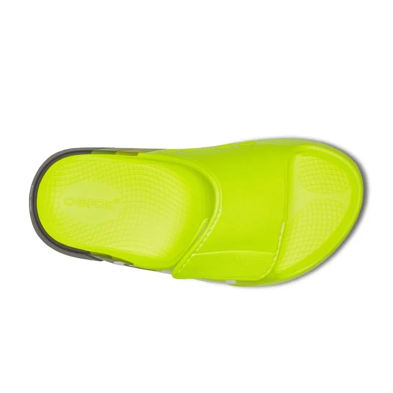 OOFOS OOahh Sport Flex Slide - Electro Rally