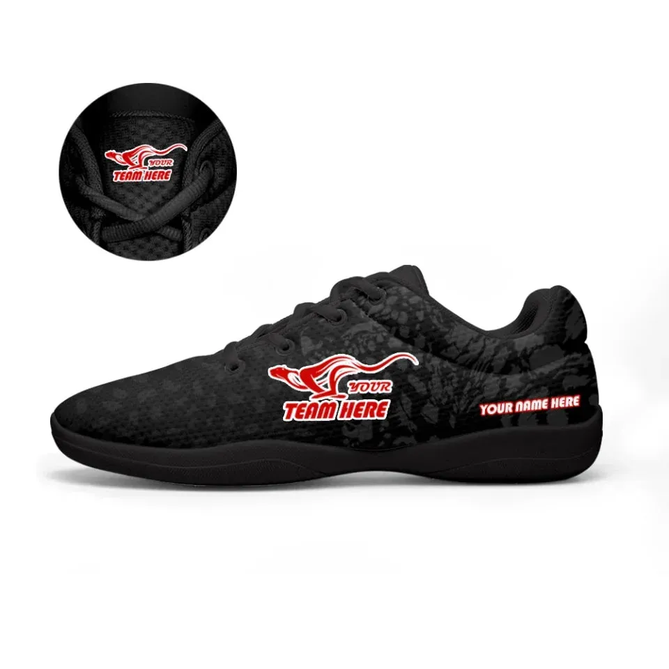Personalized Cheerleading shoes, Custom Cheer Low cut shoes, Frofessional Comfortable, Put name or Team name on it, CH1900-b