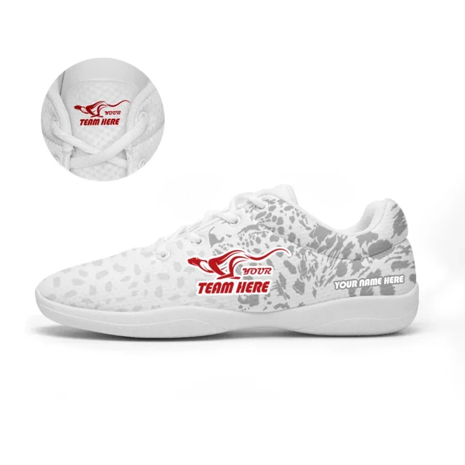Personalized Cheerleading shoes, Custom Cheer Low cut shoes, Frofessional Comfortable, Put name or Team name on it, CH1900-w