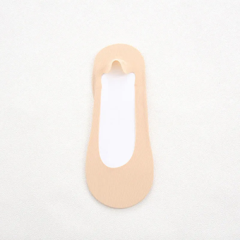 Plus Size 100% Cotton Boat Socks(7 Pairs)