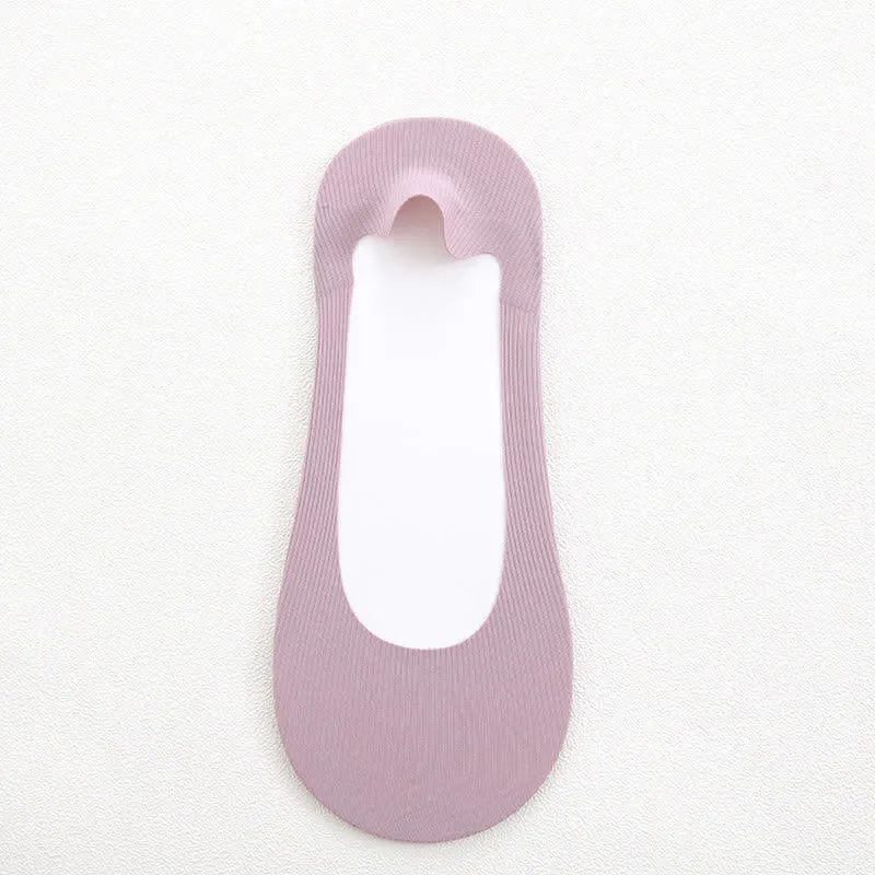 Plus Size 100% Cotton Boat Socks(7 Pairs)
