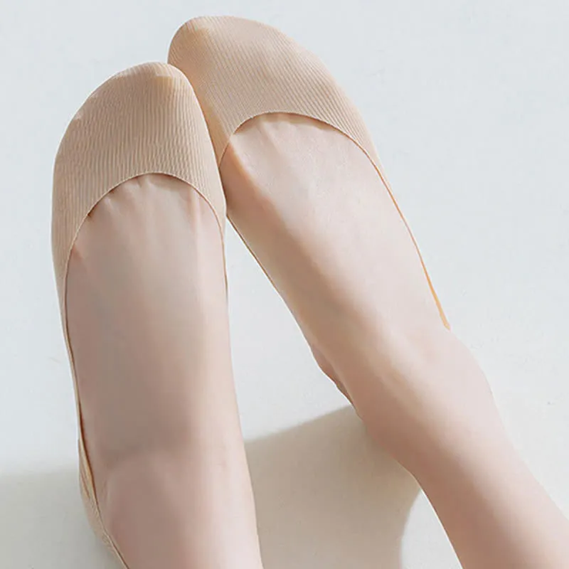 Plus Size 100% Cotton Boat Socks(7 Pairs)