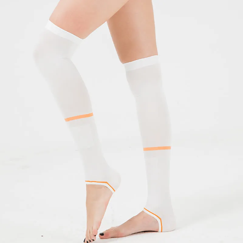 Plus Size Medical Open Toe Compression Socks