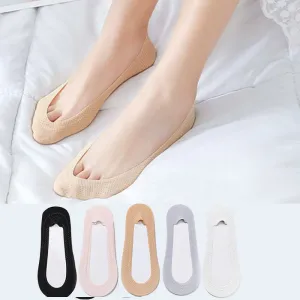 Plus Size Mesh Non Slip No Show Socks(10 Pairs)