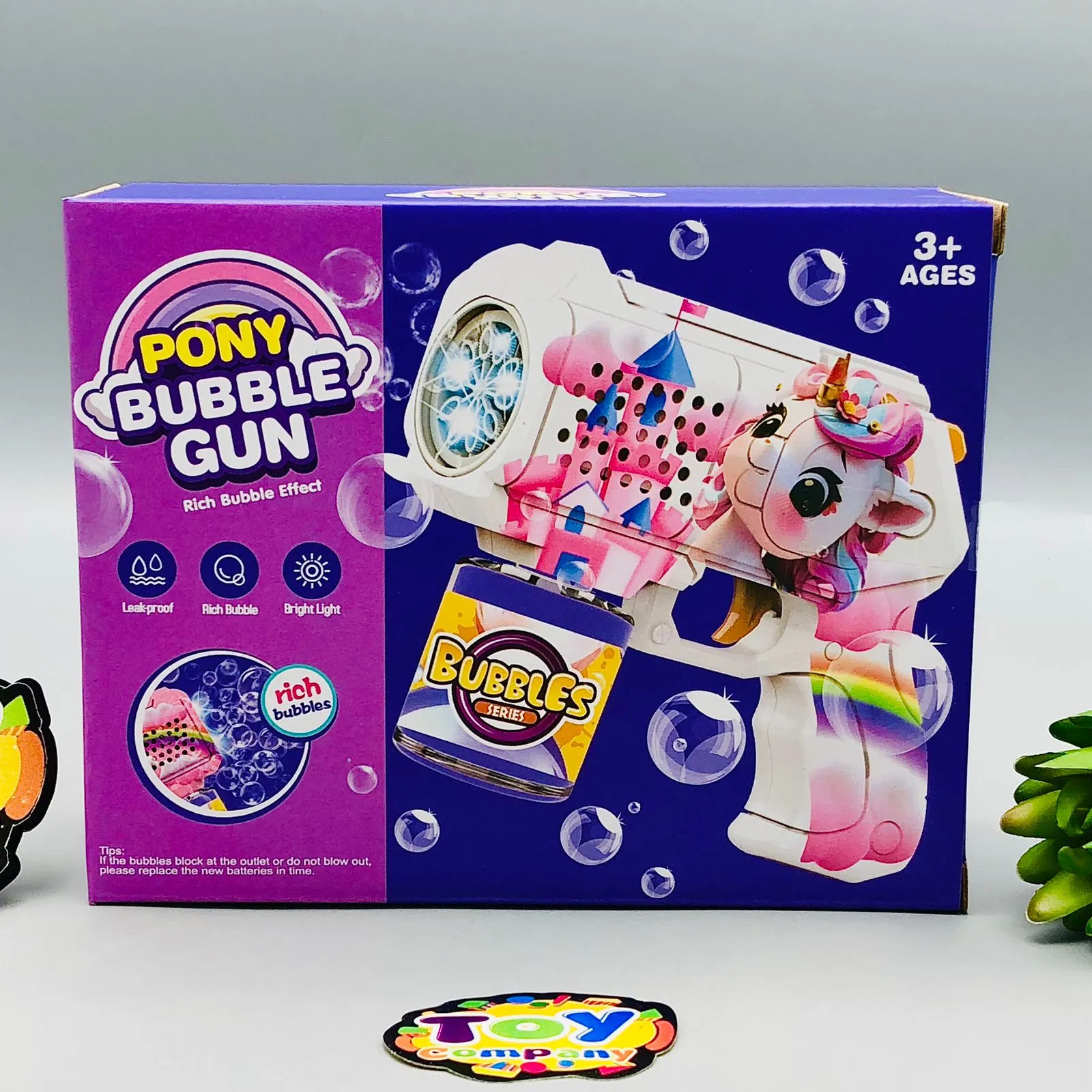Pony Horse Electric Bubble Gun