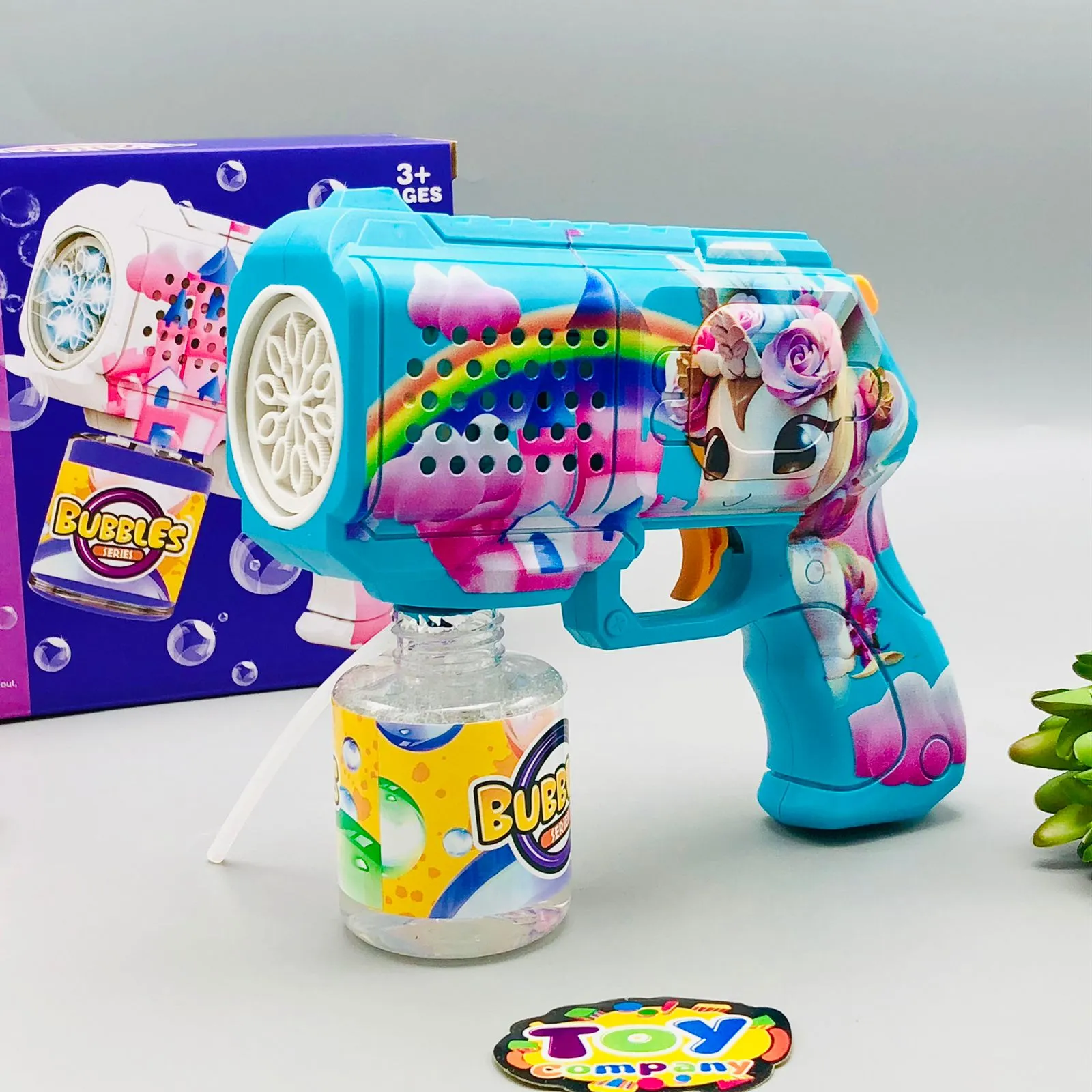 Pony Horse Electric Bubble Gun