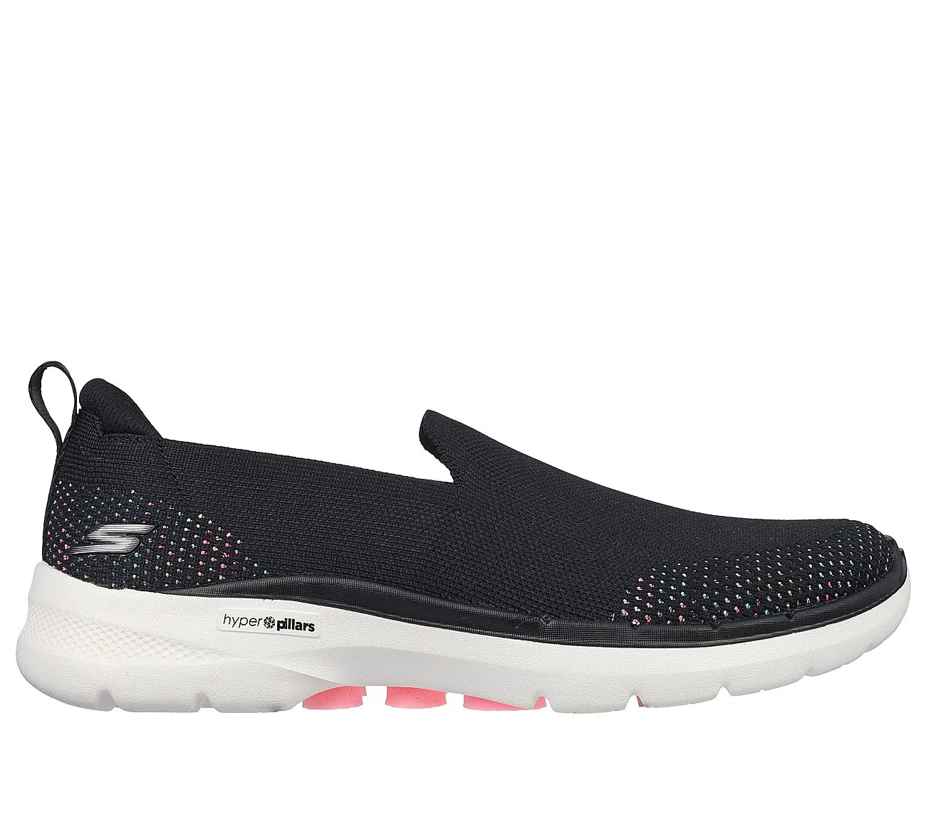 SKECHERS GO WALK 6 - BRIGHT STARS - 124572 - BKPK
