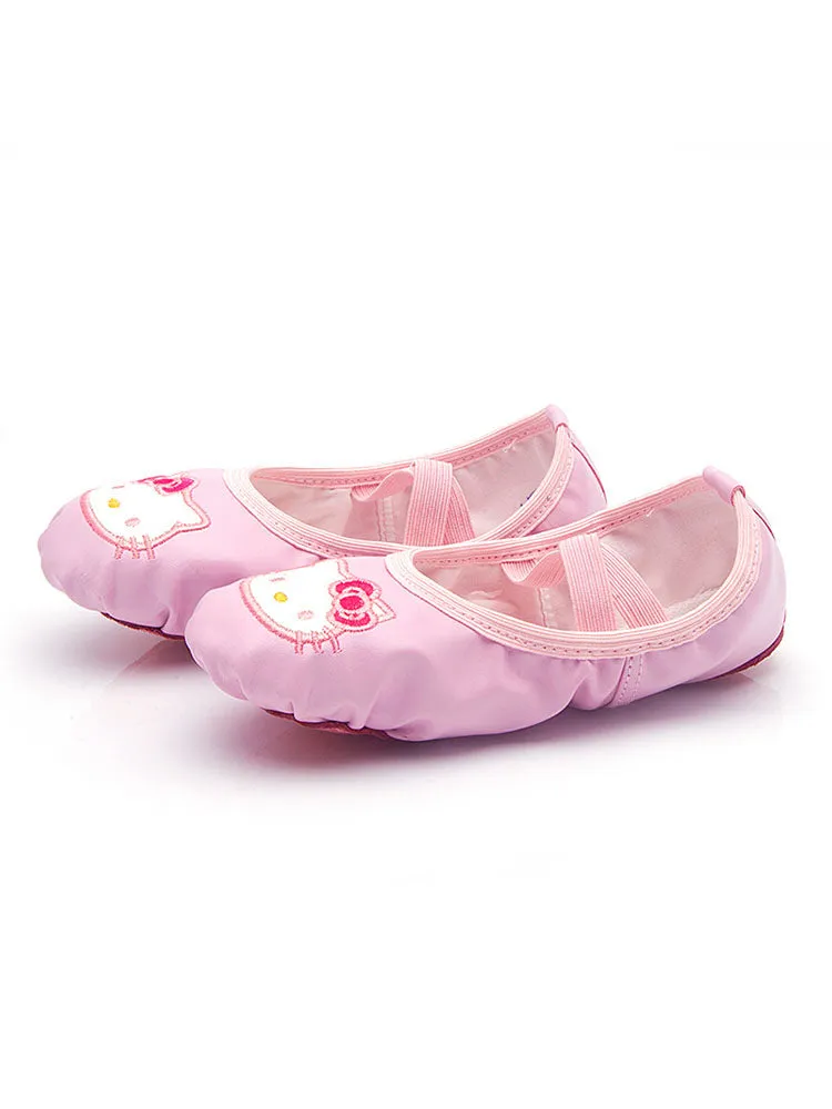 Soft Sole Lace Ballet Dance Shoes Practical Cat Claw Shoes