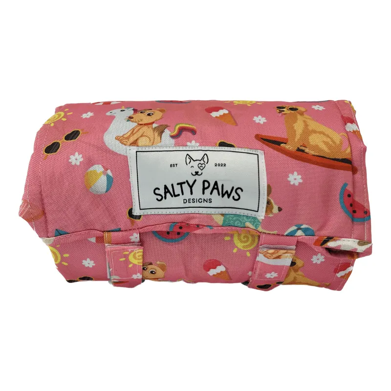 Summer Days - Settle Mat for Travel & Training