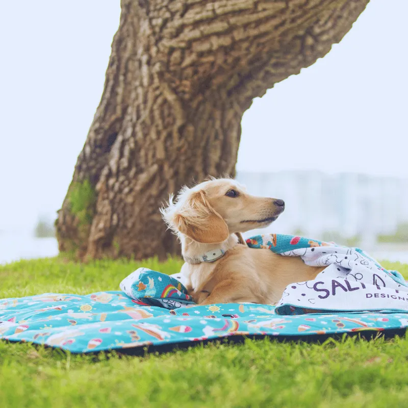 Summer Days - Settle Mat for Travel & Training
