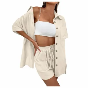 Sylis | Comfy Loose Top and Casual Short Set