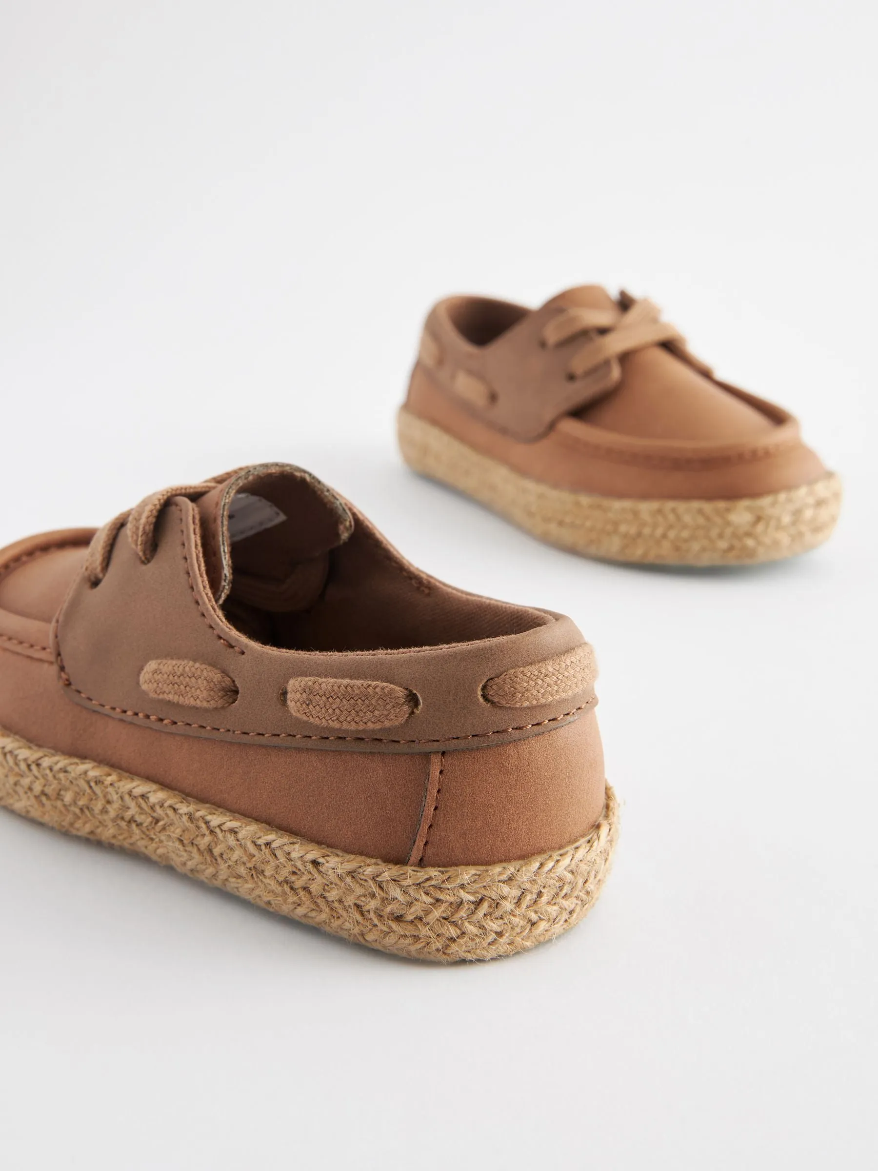 Tan Brown Boat Shoes