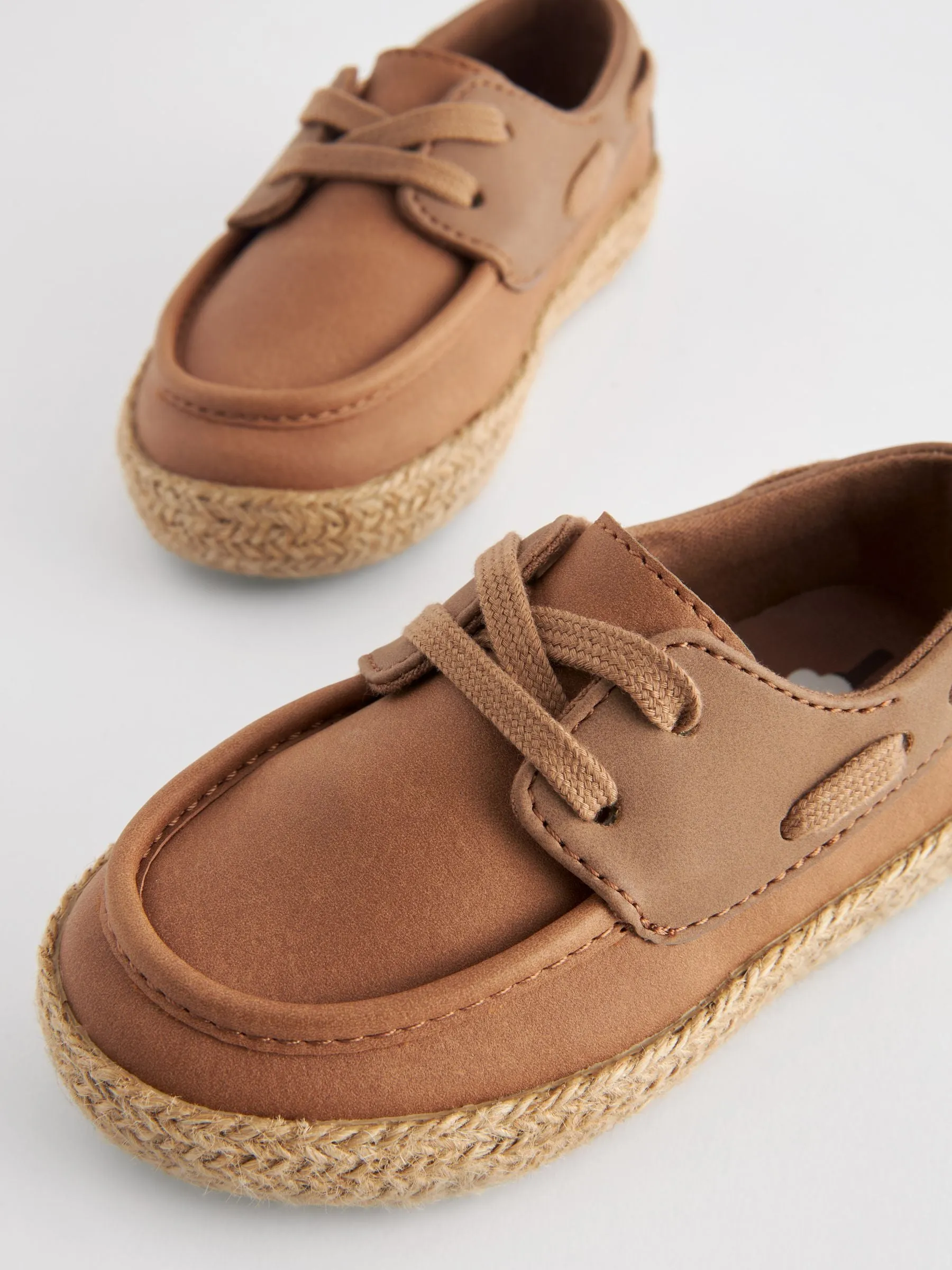 Tan Brown Boat Shoes